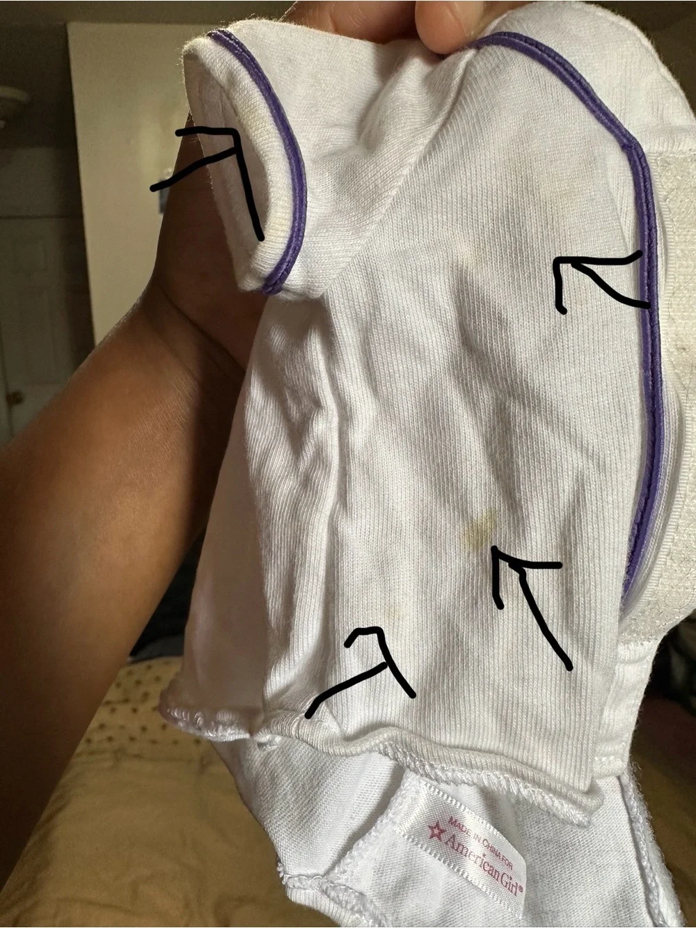 American Girl Doll softball Jersey